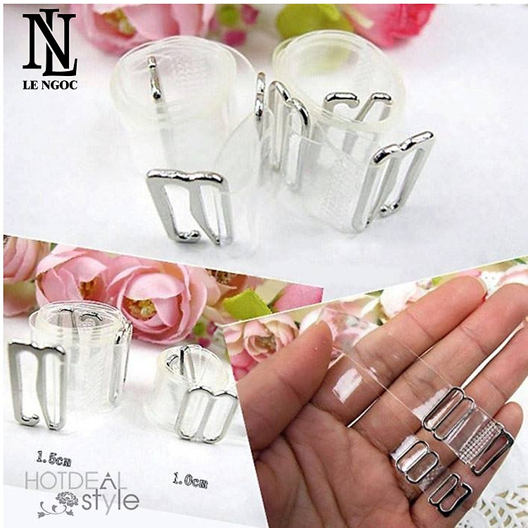 Bộ dây áo ngực quai trong sợi bún và sợi dẹt cao cấp-Lê Ngọc Fashion