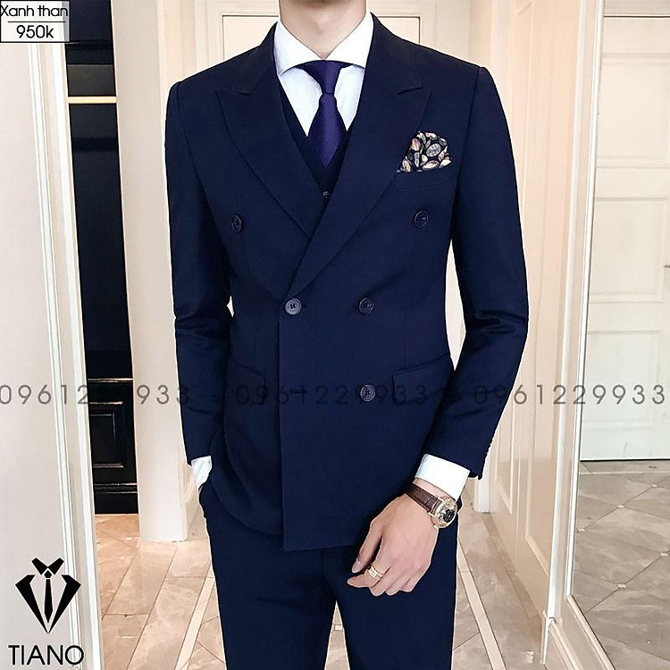 BỘ VEST NAM 4 CÚC CAO CẤP SALE