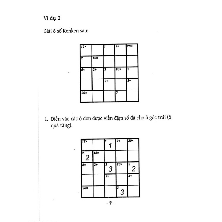 Trò Chơi Ô Chữ Số Thông Minh Kenken - Dành Cho Người Bắt Đầu (Tập 4) - Ảnh 4