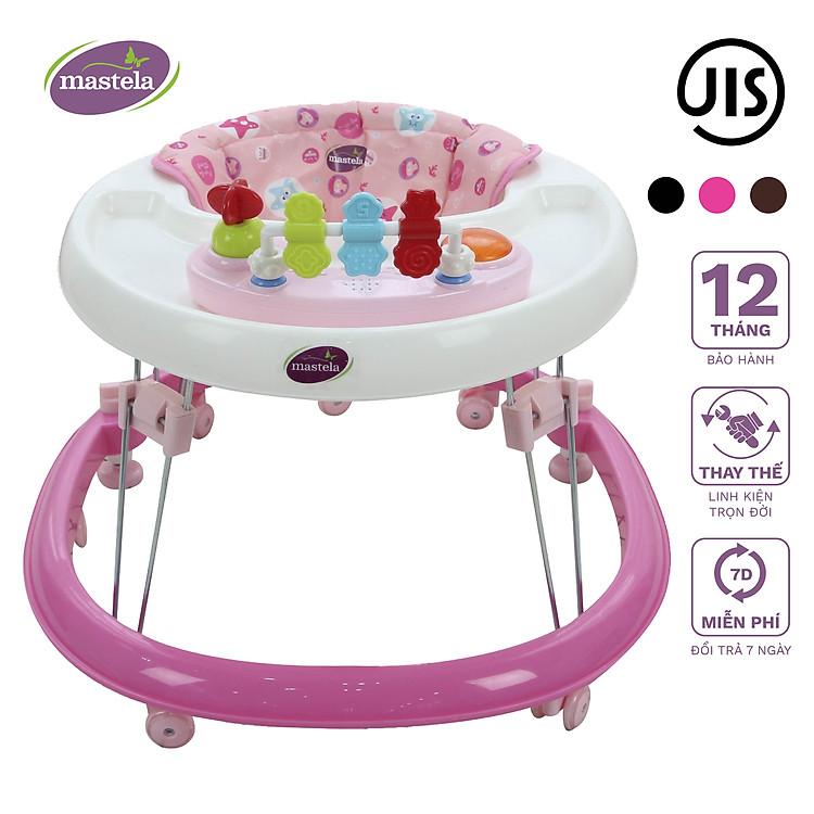 Xe tròn tập đi có nhạc Mastela W2002 – Hồng Chính hãng Ưu đãi