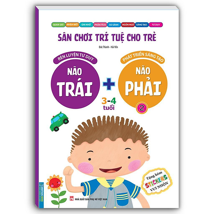 Sân Chơi Trí Tuệ Cho Trẻ 3 - 4 Tuổi - Não Trái + Não Phải - Ảnh 3