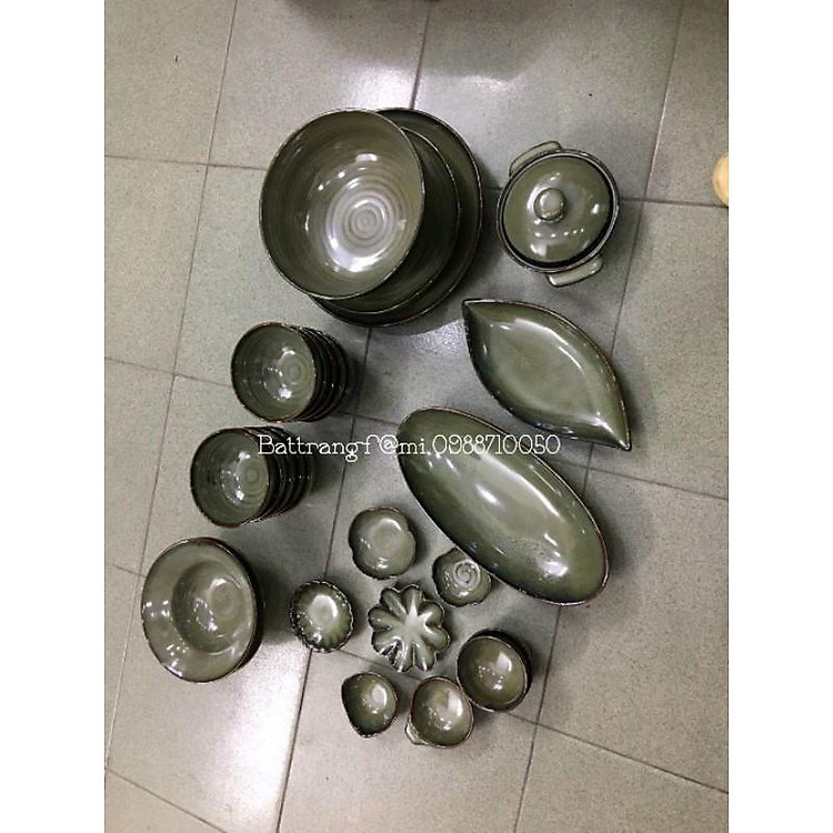 Bộ đồ ăn sứ cao cấp Bát Tràng