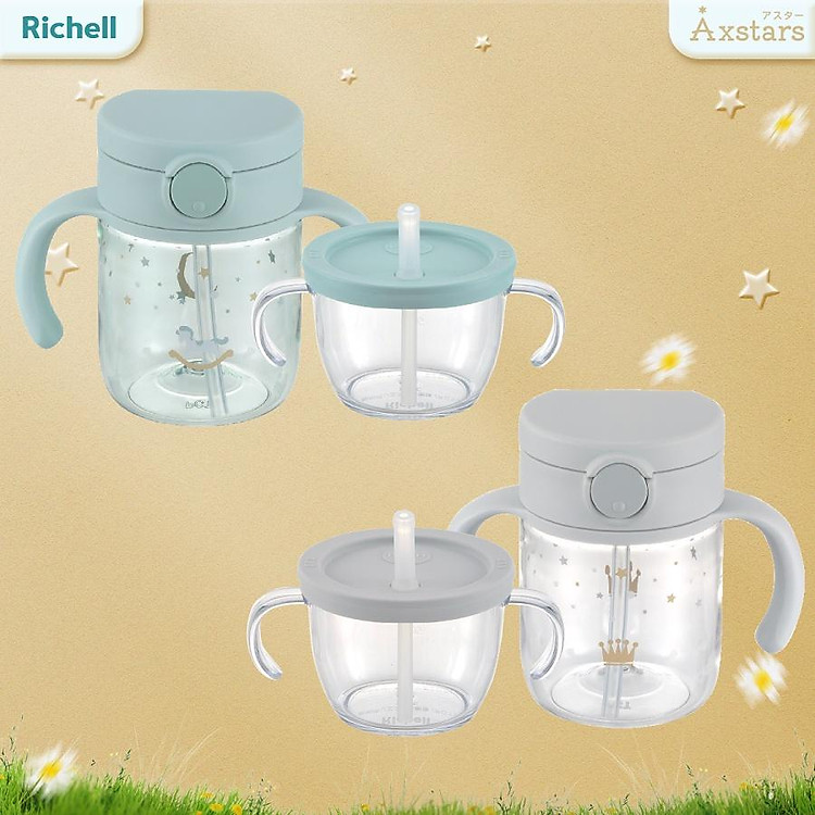Mua Bộ cốc tập uống AXSTARS Richell Nhật Bản Chính hãng Giá tốt - Hình ảnh 2