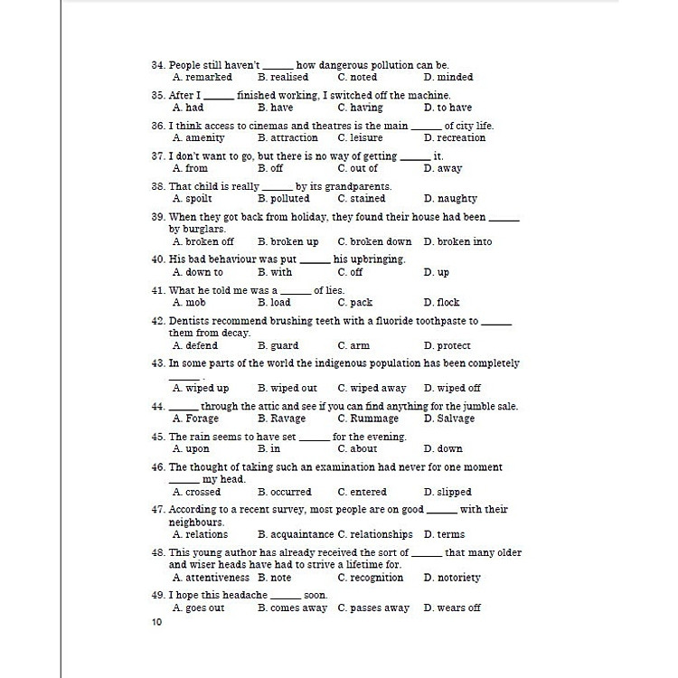 Hướng Dẫn Ôn Tập Và Làm Bài Thi Tiếng Anh 12 (Vĩnh Bá) - Ảnh 2