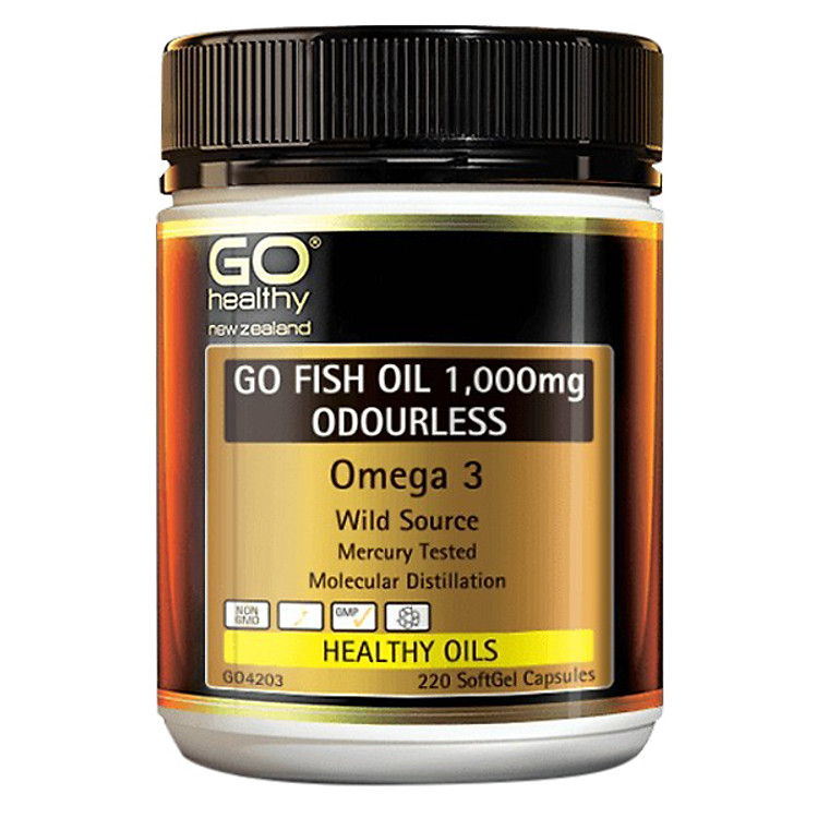 Thực Phẩm Chức Năng Dầu Cá Omega 3 GO Fish Oil 1000mg