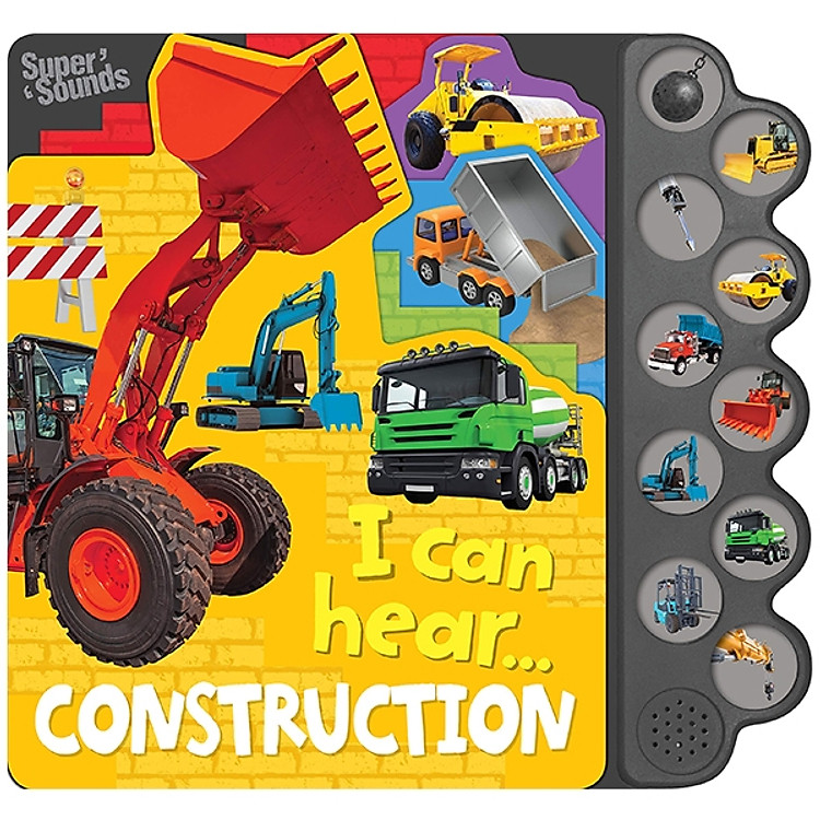 10-Button Super Sound Books - I Can Hear Construction