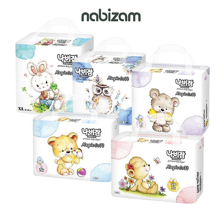 Tã Dán NABIZAM Magic Soft Size L Chính hãng Tiết kiệm - Hình ảnh 2