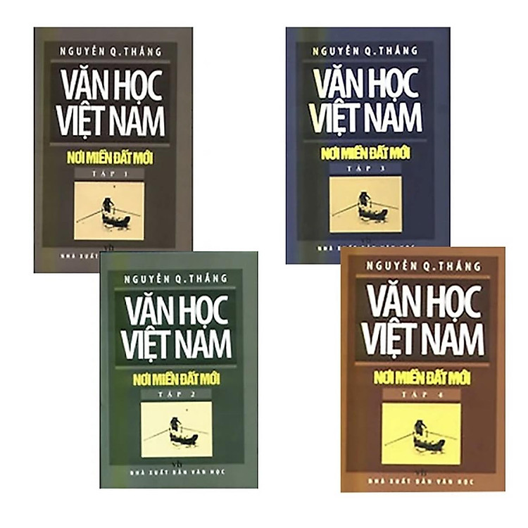 (BÌA CỨNG) VĂN HỌC VIỆT NAM NƠI MIỀN ĐẤT MỚI - BỘ 4 TẬP