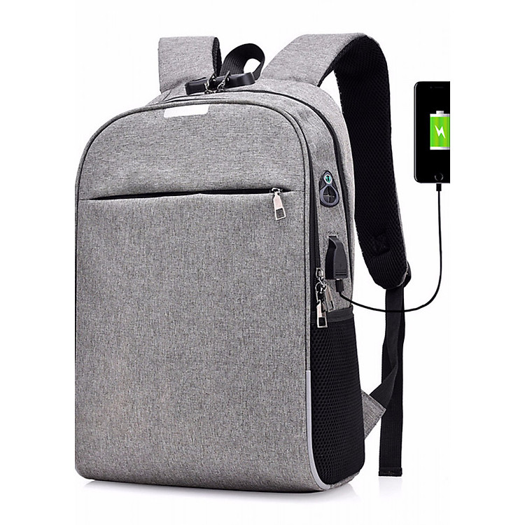 Balo chống trộm thời trang nam nữ cao cấp có sạc điện thoại, có cổng cắm tai nghe, siêu nhẹ.