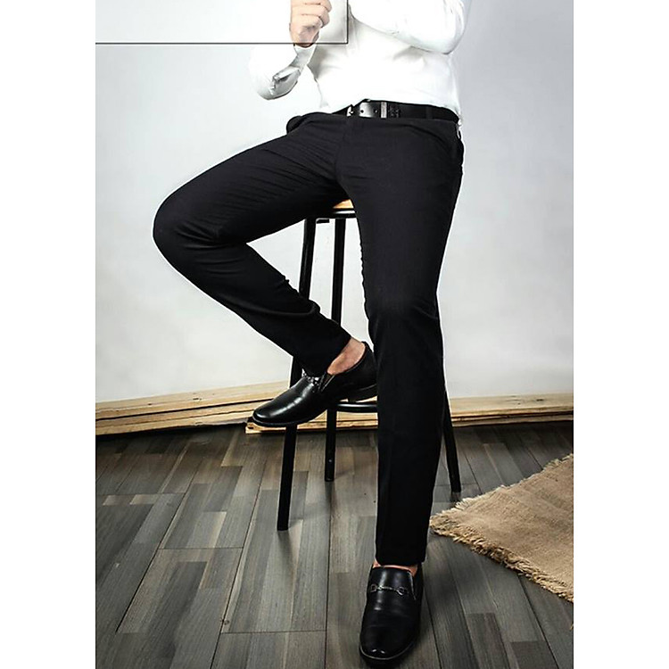 Quần Vải Nam Dáng Công Sở DEN97 (Đen)