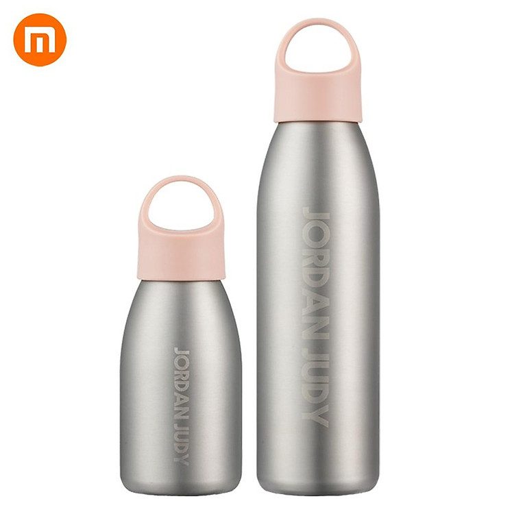 Bình nước giữ nhiệt Jordan&Judy 450ml/230ml bằng thép không gỉ siêu nhẹ dùng khi du lịch
