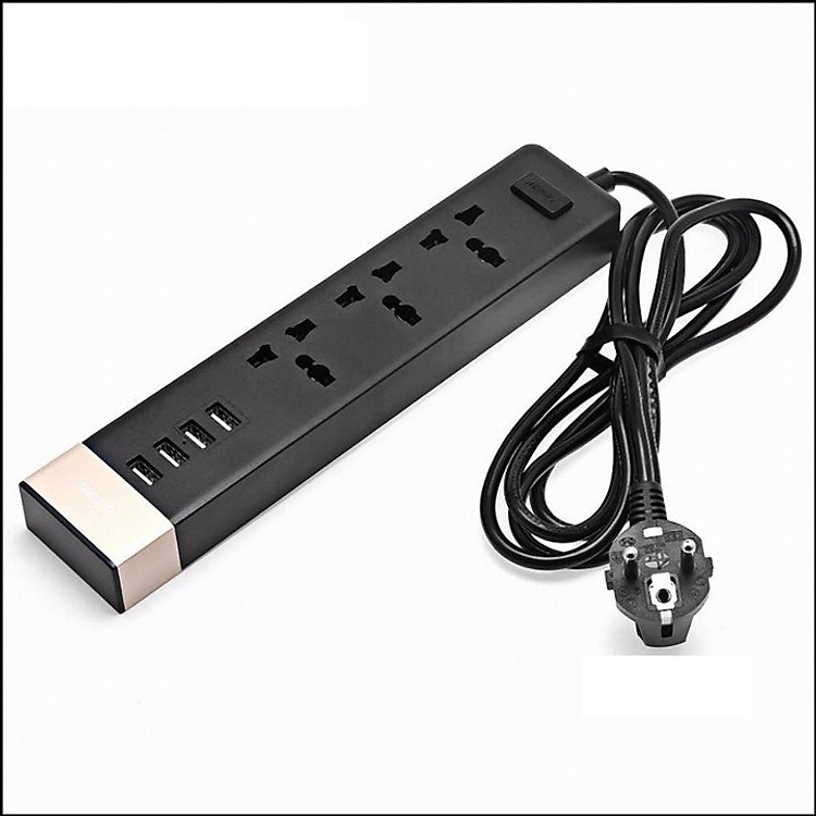 Ổ điện Remax RU-S2 tích hợp cổng sạc USB - Hàng nhập khẩu