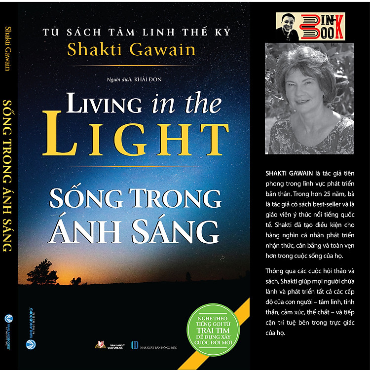 (Tủ sách tâm linh thế kỷ) SỐNG TRONG ÁNH SÁNG – Shakti Gawain – Khải Đơn dịch –Văn Lang Books – NXB Hồng Đức (bìa mềm)