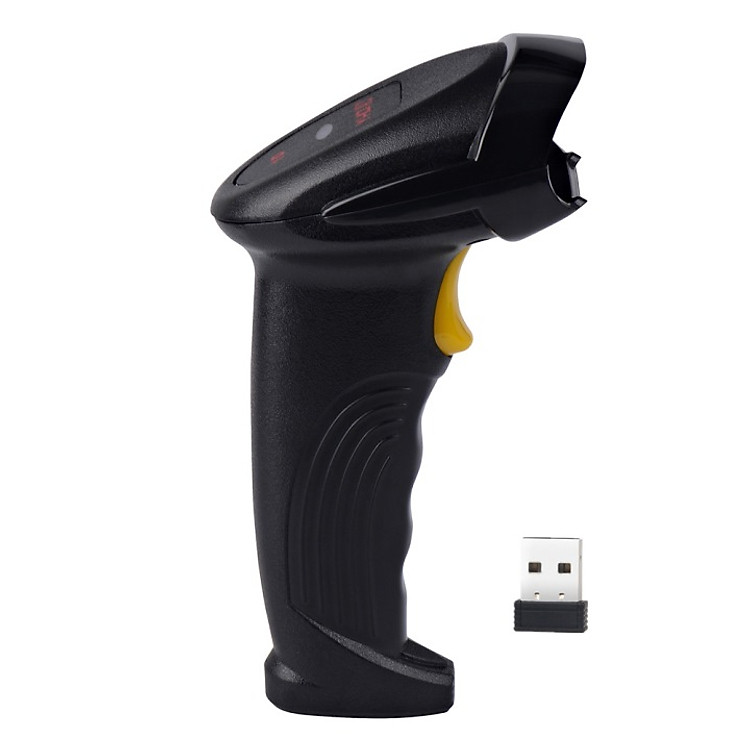 Máy bắn mã vạch 1D YHD-8200W không dây có cổng USB kiểm tra tồn kho hiệu quả, sử dụng trong các hệ thống cửa hàng