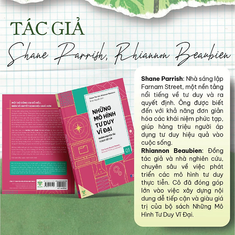 Sách - Những Mô Hình Tư Duy Vĩ Đại - Những nguyên tắc tư duy cốt lõi - Tập 1 - Ymate Books