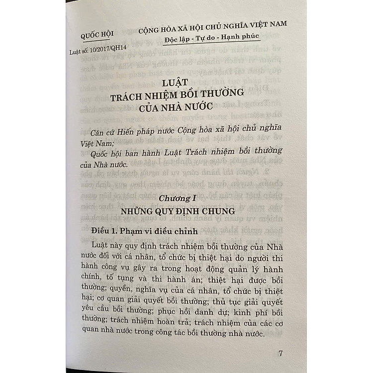 Luật Trách Nhiệm Bồi Thường Của Nhà Nước (Hiện Hành) - Ảnh 2
