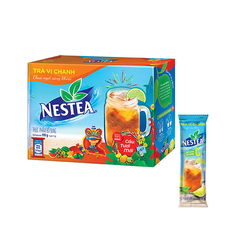 Trà Vị Chanh Nestea (Hộp 15 Gói X 13g)