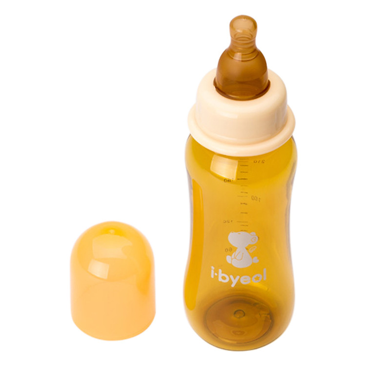 Bình Sữa I-Byeol Cổ Hẹp Nano Silver - Nâu (250ml)