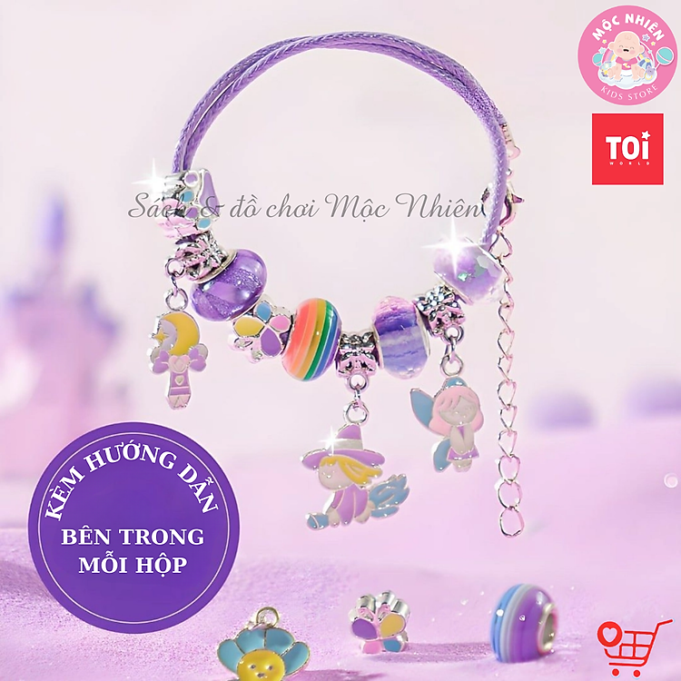 Vòng tay charm TOI cho bé gái Chính hãng Ưu đãi - Hình ảnh 2