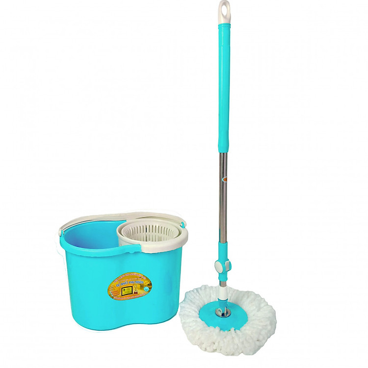 Bộ Lau Nhà 360 độ Đệ Nhất Phu Nhân Cây lau ROBOT ( Xanh Ngọc)-TVL B156