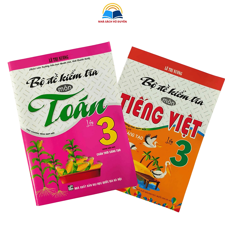 Bộ Đề Kiểm Tra Môn Toán + Tiếng Việt Lớp 3