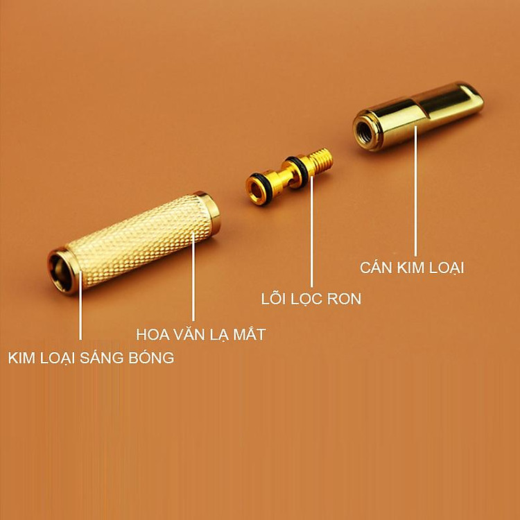 Đầu lọc thuốc kim loại 2 in 1 ZB-389 - Ảnh 2