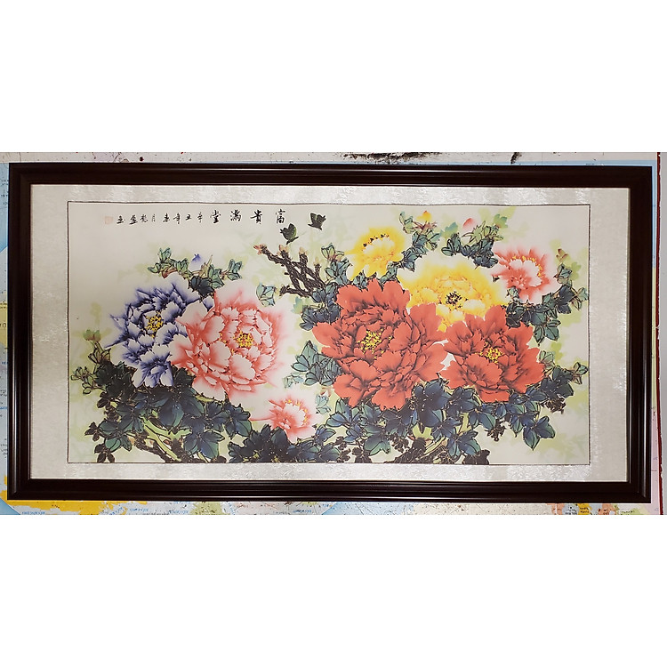 TRANH THỦY MẶC -MẪU ĐƠN PHÚ QUÝ