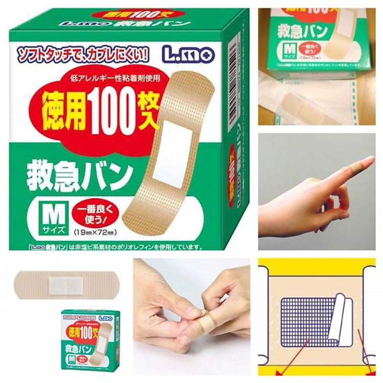 Băng dán vết thương cao cấp, tiện ích - Nội địa Nhật Bản