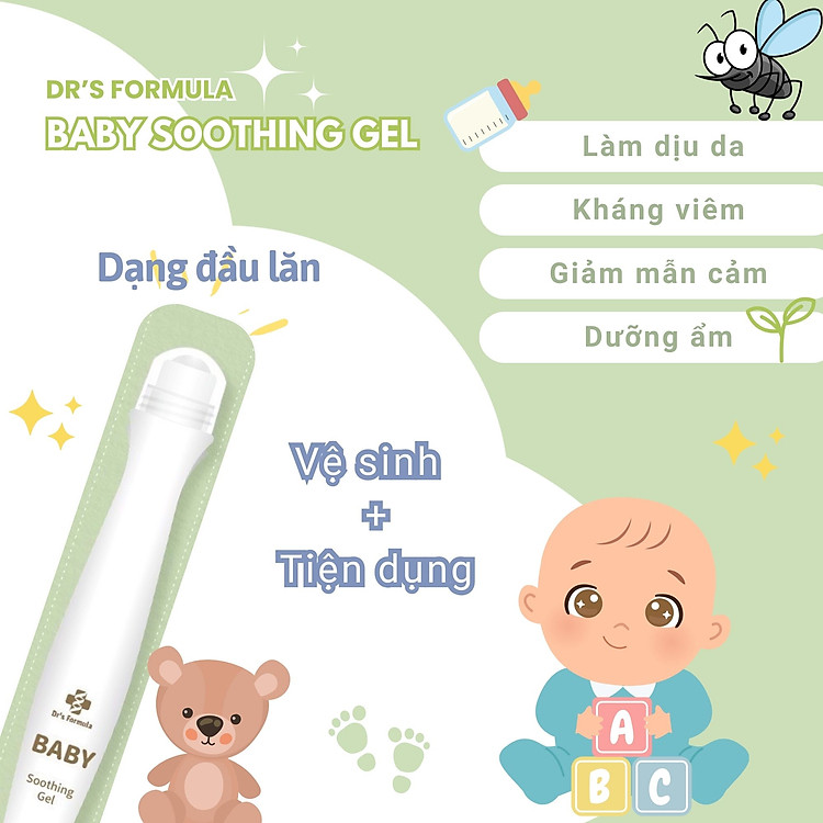 Gel Làm Dịu Da Cho Bé Dr's Formula Chính hãng Giá rẻ - Hình ảnh 3