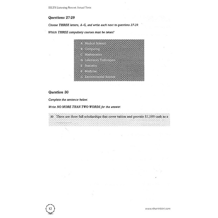 Ielts Listening Recent Actual Test - Ảnh 8