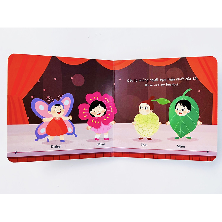 Bé Học Giao Tiếp Phần 1 - Sách Song Ngữ Anh Việt Cho Bé - Ảnh 5