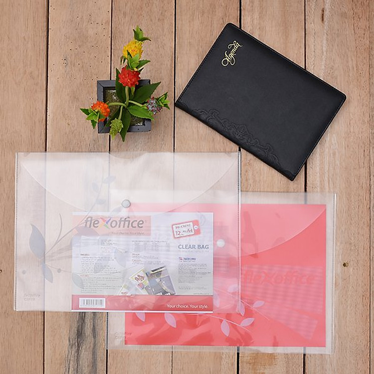 Bìa Nút A4 Thiên Long Flexoffice dày 0.12mm (12 bìa/xấp) - Ảnh 3