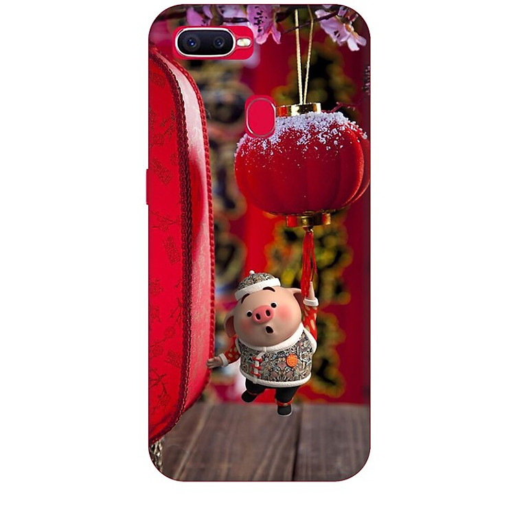 Ốp lưng dành cho điện thoại OPPO F9 Heo Chúc Tết