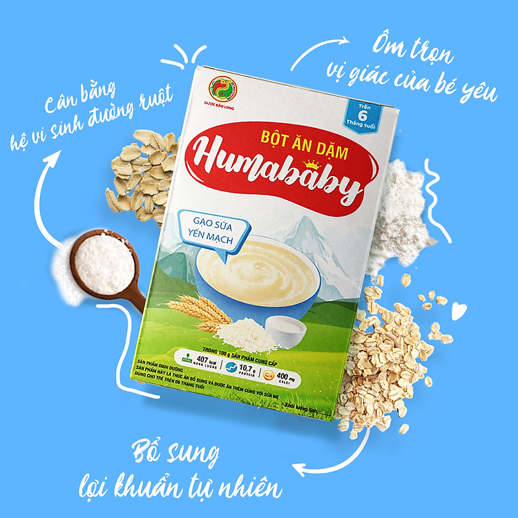 Mua Bột Ăn Dặm Humababy Hộp 10 Gói Uy tín Giá rẻ - Hình ảnh 4