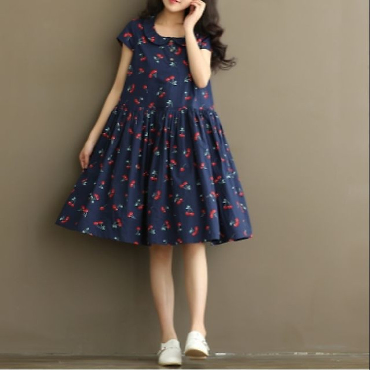 Đầm Bầu Cherry Siêu Xinh TD146