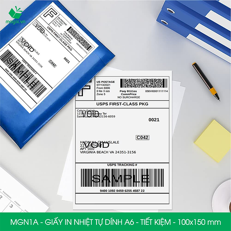 Giấy In Nhiệt Tự Dính A6 (500 tờ) - Ảnh 7