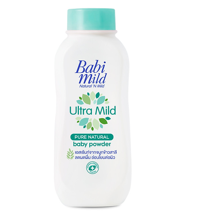 Phấn Thơm Trẻ Em Babi Mild Pure Natural (180g)