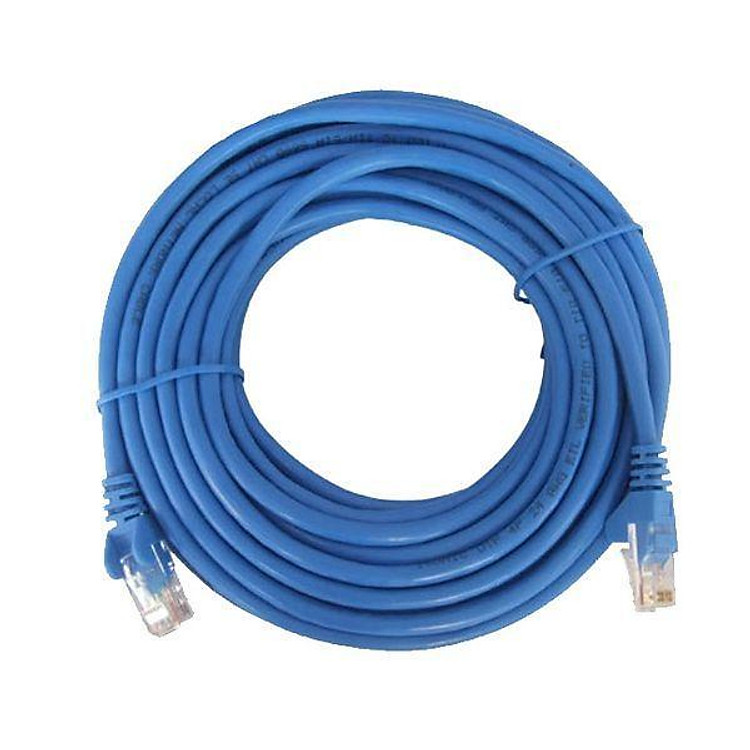 Dây Mạng Bấm Sẵn 2 Đầu CAT5 20 Mét (màu ngẫu nhiên)