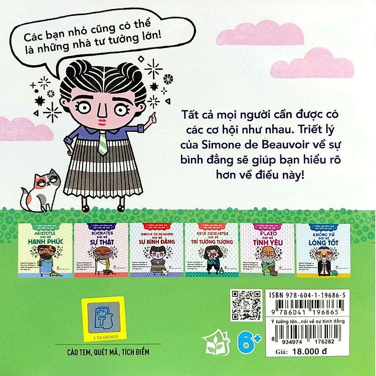 Ý Tưởng Lớn Dành Cho Các Triết Gia Nhỏ - Simone De Beauvoir Nói Về Sự Bình Đẳng - Ảnh 4