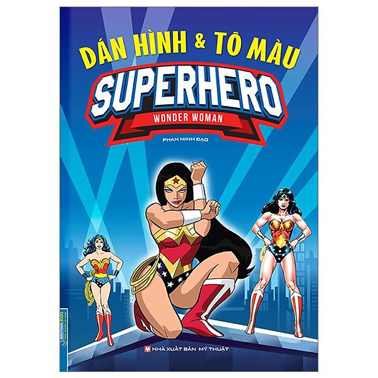 Dán Hình Và Tô Màu Superhero – Wonder Woman