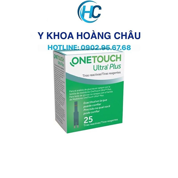 Que thử đường huyết One Touch Ultra Plus Flex Johnson & Johnson (lọ 25 que thử)