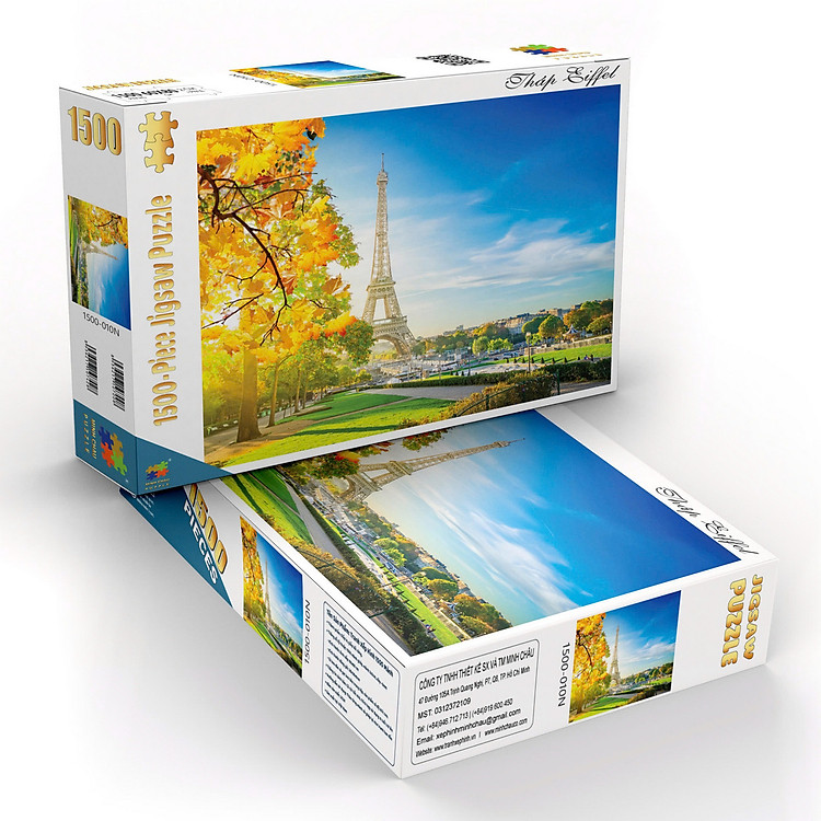 Mua tại MyKingdom: Tháp Eiffel - Tranh Ghép Hình 1500 Mảnh - Ngập tràn khuyến mãi