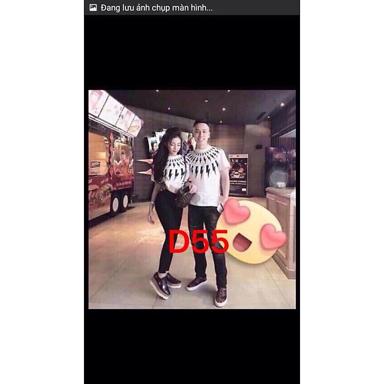 Áo Thun Cặp Đôi Nam Nữ Siêu Dễ Thương