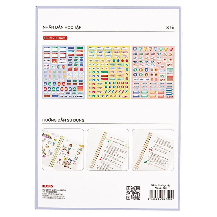 Bộ Study Sticker MS: 720 - Ảnh 5