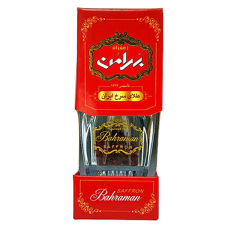 Nhụy hoa nghệ tây Iran Saffron Bahraman GEM Super Negin 1gr