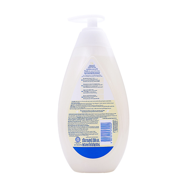 Sữa tắm gội Johnson Baby Cottontouch 500ml Chính hãng Ưu đãi - Hình ảnh 3