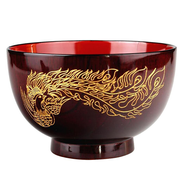 Mua Wooden Bowl Soup Rice Noodles Salad Bowls Kids Lunch Box Kitchen dragon
