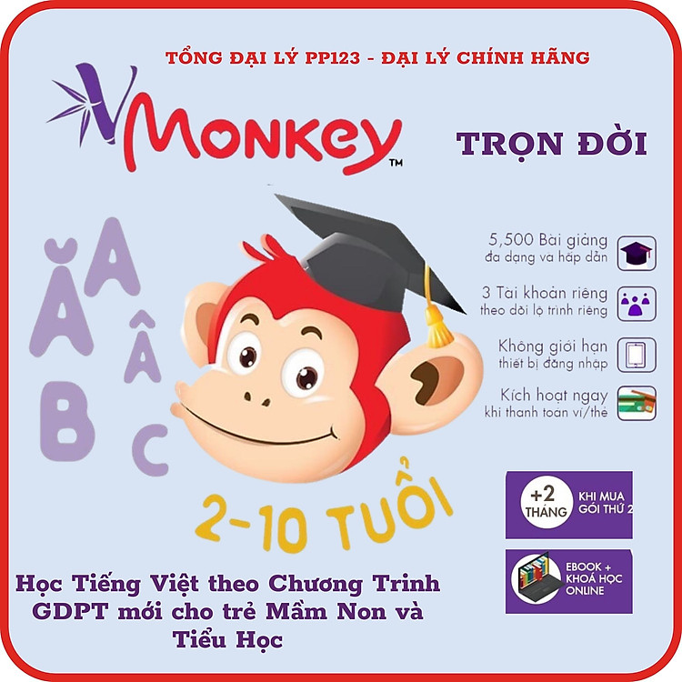 Vmonkey Trọn Đời Cho Bé