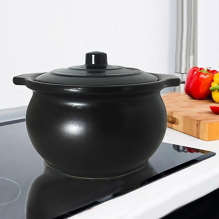 Nồi đất sử dụng trên bếp từ 2 lít NodaCook tính năng chịu nhiệt