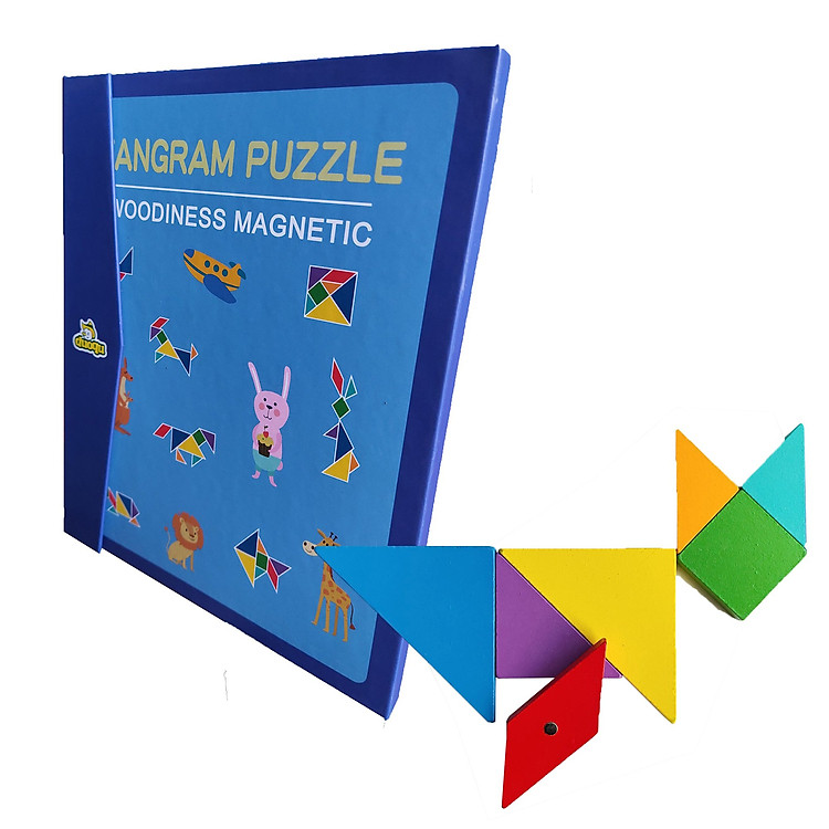 Đồ Chơi Xếp Hình Trí Uẩn Tangram 7 Mảnh 8 Mảnh 9 Mảnh Có Nam Châm Lắp Ráp Đồ Chơi Gỗ Thông Minh Rèn Luyện Trí Tưởng Tượng Và Sáng Tạo Hàng Trăm Hình Khác Nhau